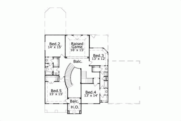 Upper/Second Floor Plan: 19-162