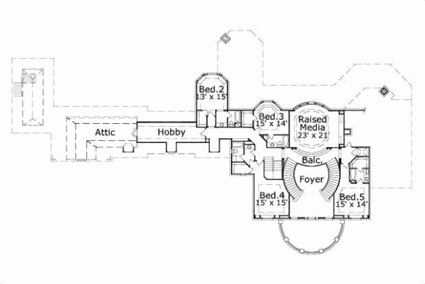 Upper/Second Floor Plan: 19-163