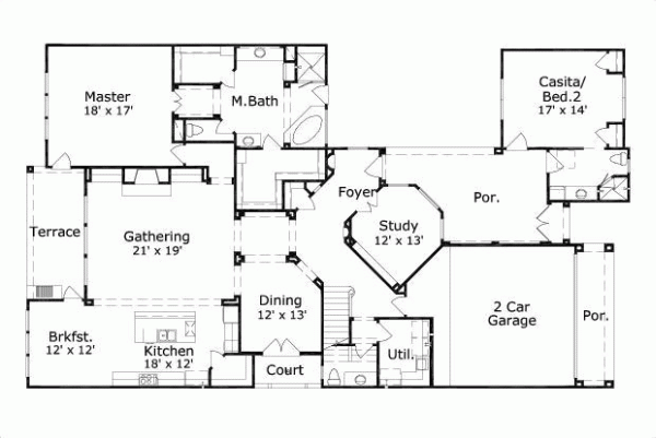 Main Floor Plan: 19-1634