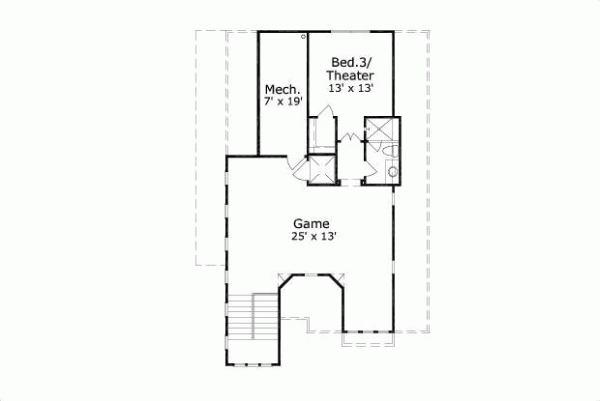 Upper/Second Floor Plan 19-1636