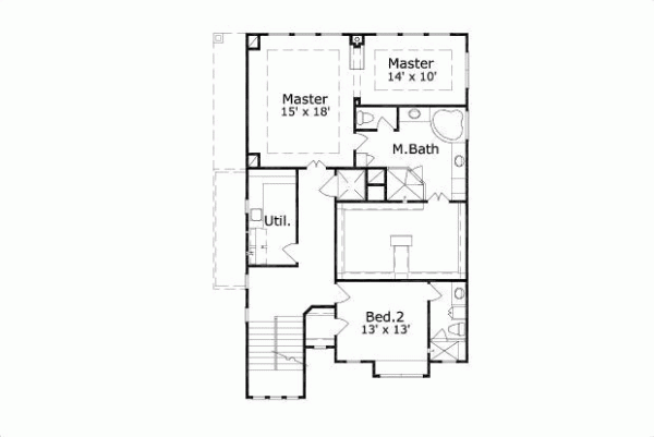 Upper/Second Floor Plan: 19-1636