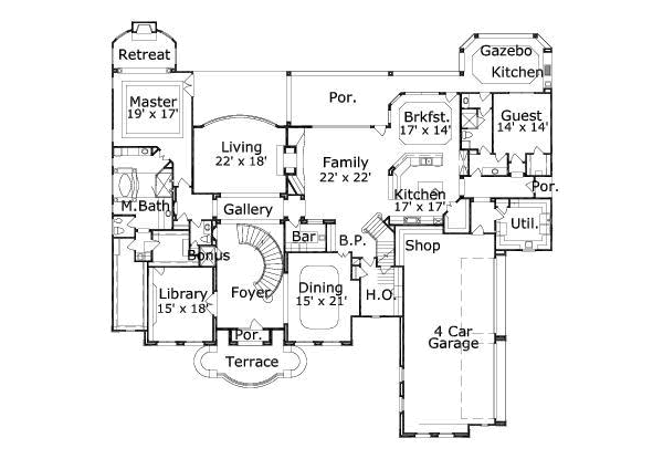 Main Floor Plan: 19-164