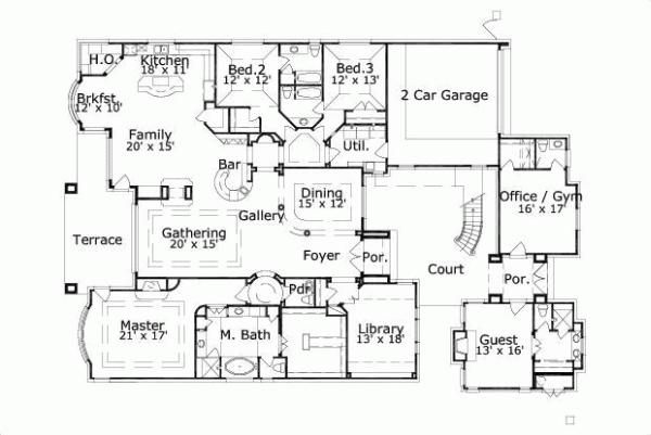 Main Floor Plan: 19-1640