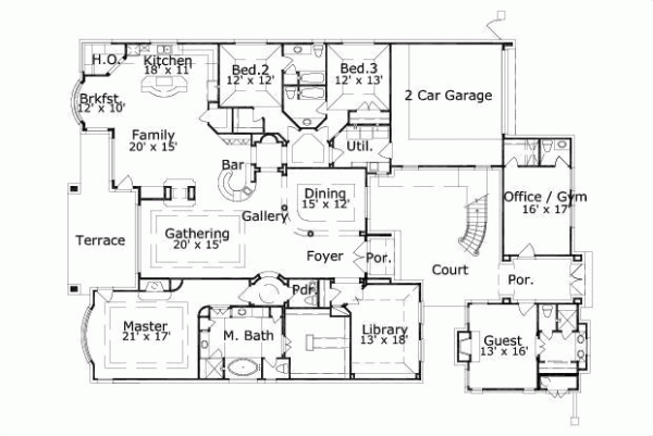 Main Floor Plan: 19-1641