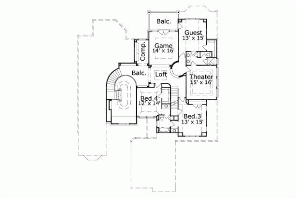 Upper/Second Floor Plan: 19-1642