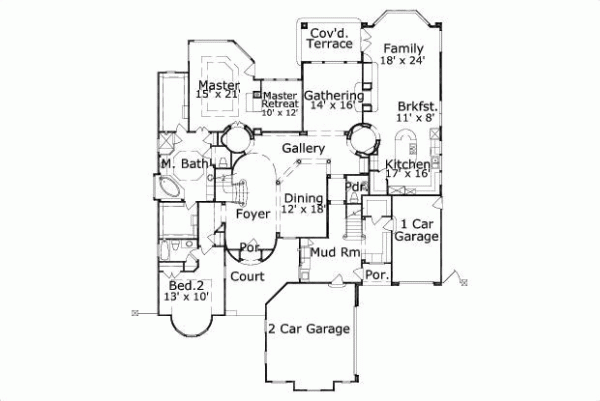 Main Floor Plan: 19-1644