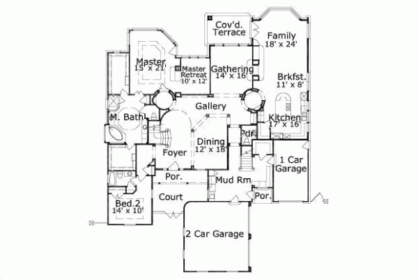 Main Floor Plan: 19-1645