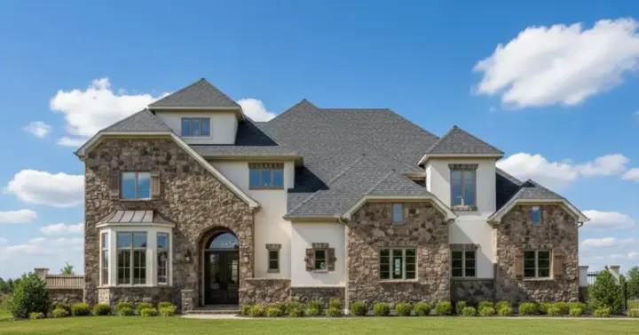 Tuscan house plans 19-1646 - front exterior, 6,554 sq ft, 4 bed, 4 bath house plans | Monster House Plans
