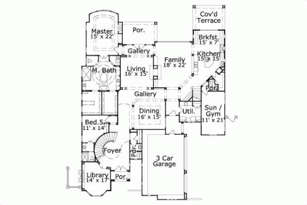 Main Floor Plan: 19-1646