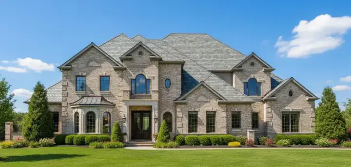 Traditional house plans 19-1647 - front exterior, 7,024 sq ft, 4 bed, 4 bath house plans | Monster House Plans