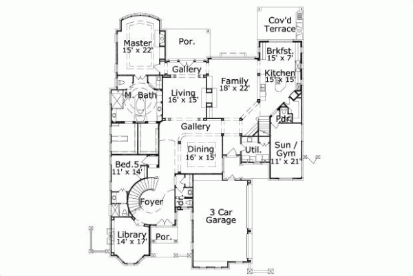 Main Floor Plan: 19-1647