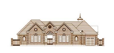 Traditional House Plan - 4 Bedrooms, 4 Bath, 4321 Sq Ft Plan 19-1650
