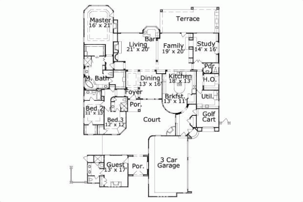 Main Floor Plan: 19-1651