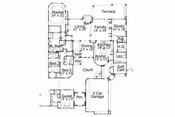 Main Floor Plan: 19-1653