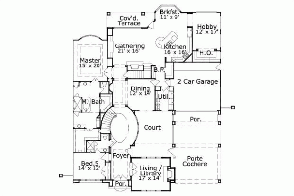 Main Floor Plan: 19-1654