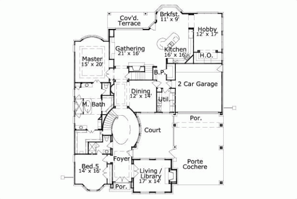 Main Floor Plan: 19-1655