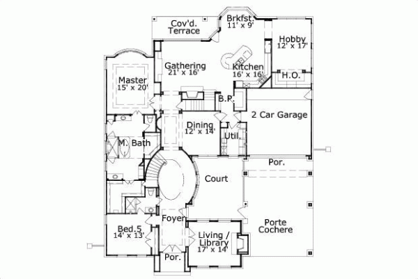Main Floor Plan: 19-1656