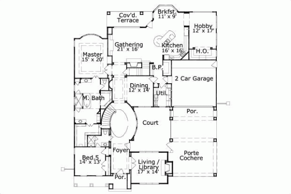 Main Floor Plan: 19-1657
