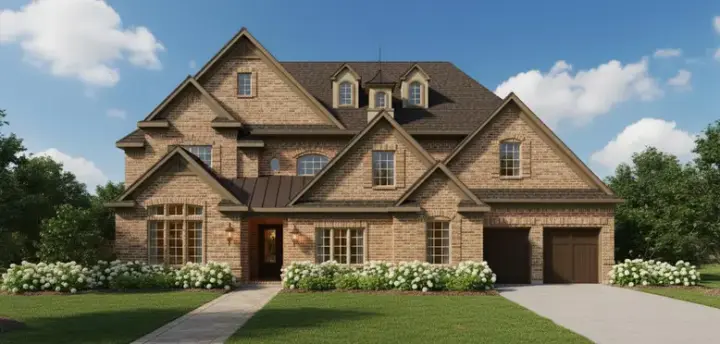 Traditional house plans 19-1658 - front exterior, 5,494 sq ft, 6 bed, 5 bath house plans | Monster House Plans