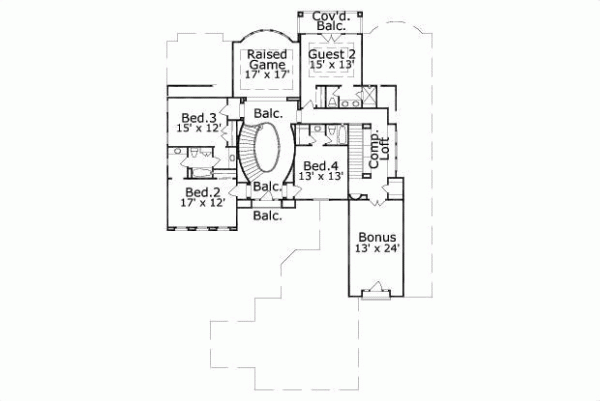 Upper/Second Floor Plan: 19-1660