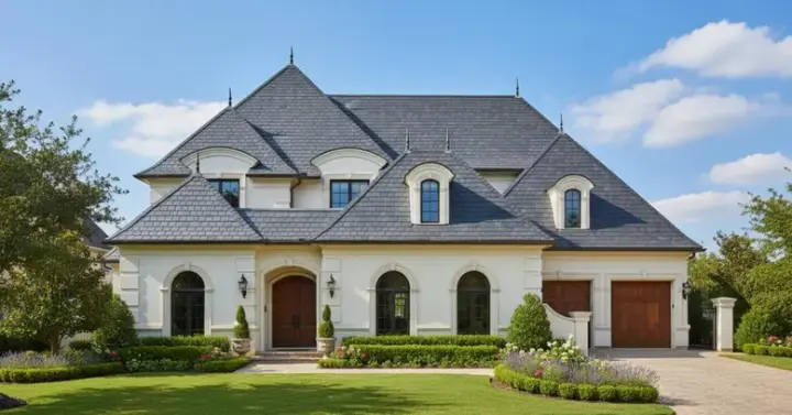 European house plans 19-1661 - front exterior, 5,494 sq ft, 6 bed, 5 bath house plans | Monster House Plans