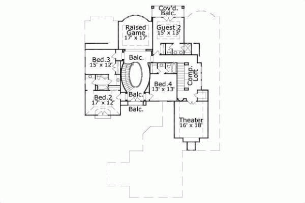 Upper/Second Floor Plan: 19-1661