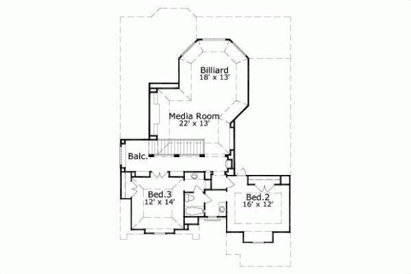 Upper/Second Floor Plan: 19-1664