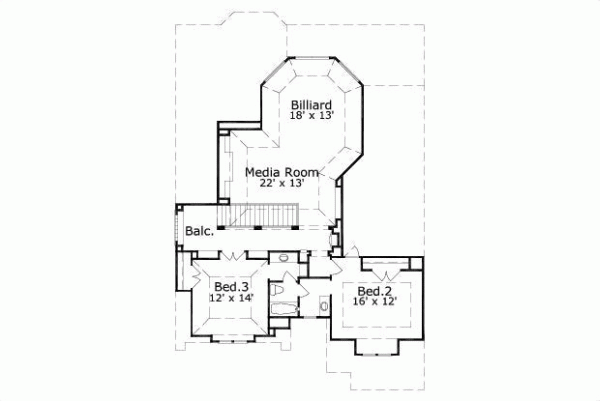 Upper/Second Floor Plan: 19-1665