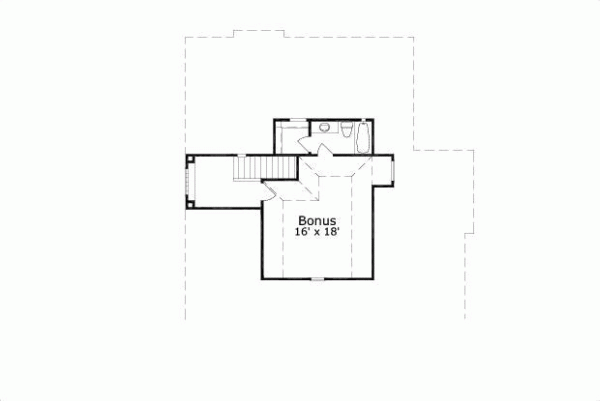 Upper/Second Floor Plan 19-1668