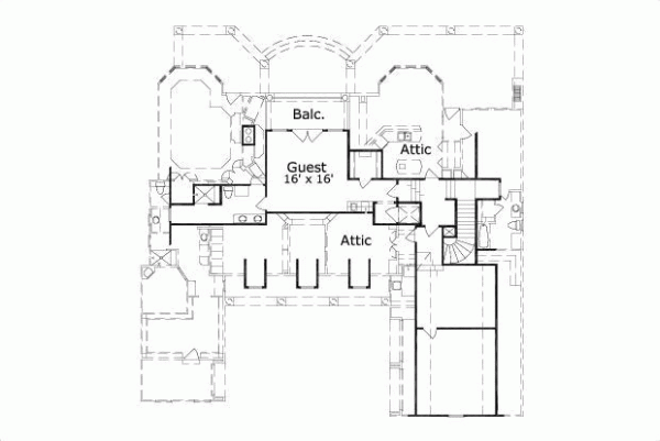 Upper/Second Floor Plan: 19-167