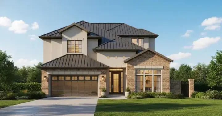 Traditional house plans 19-1673 - front exterior, 3,551 sq ft, 5 bed, 4 bath house plans | Monster House Plans