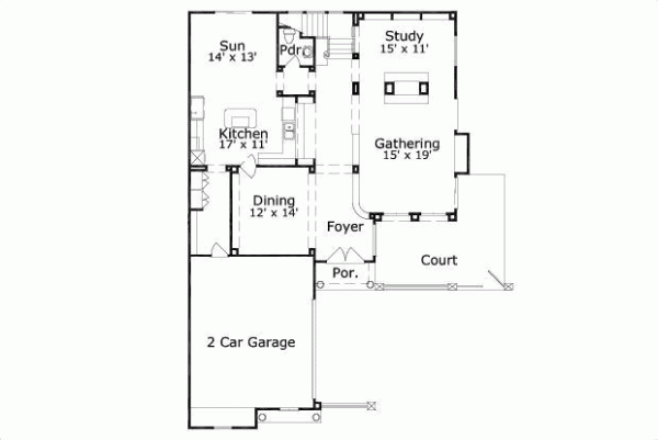 Main Floor Plan: 19-1675
