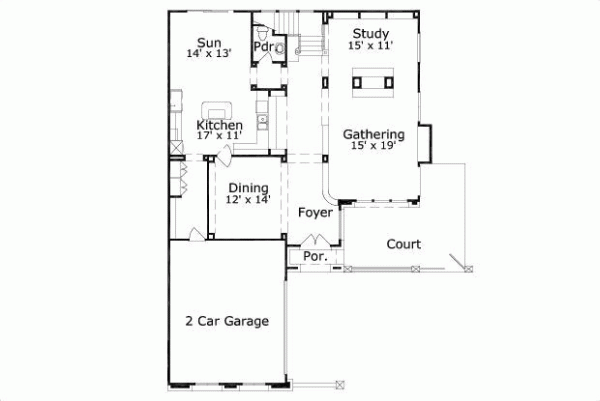 Main Floor Plan: 19-1677