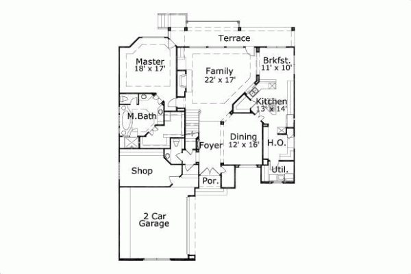 Main Floor Plan: 19-168