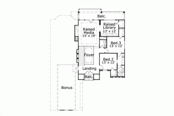 Upper/Second Floor Plan: 19-168