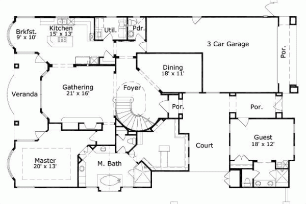 Main Floor Plan: 19-1686