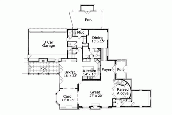 Main Floor Plan: 19-169