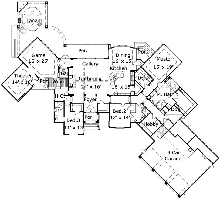 Main Floor Plan: 19-1695