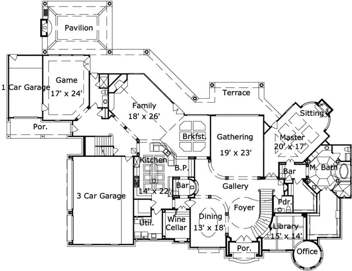 Main Floor Plan: 19-1698