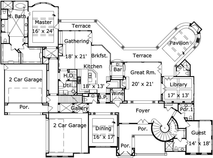 Main Floor Plan: 19-1700