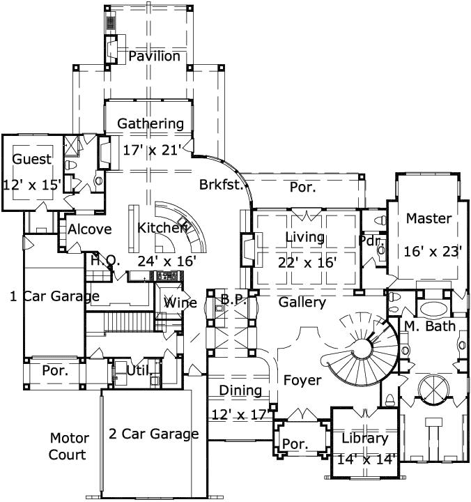 Main Floor Plan: 19-1702