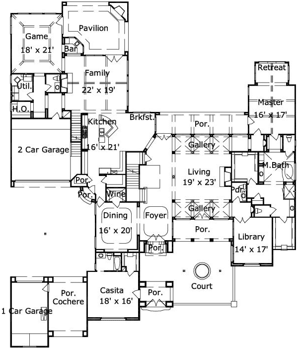 Main Floor Plan: 19-1703