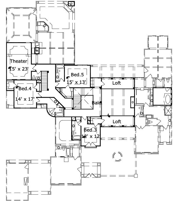 Upper/Second Floor Plan: 19-1703