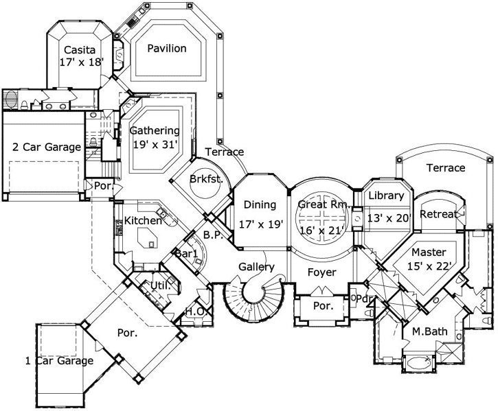 Main Floor Plan: 19-1704