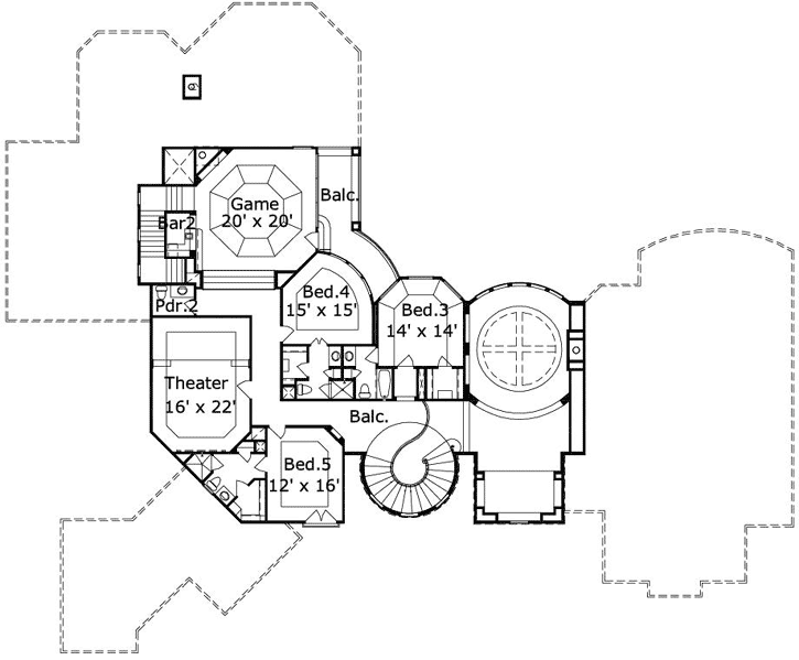 Upper/Second Floor Plan: 19-1704
