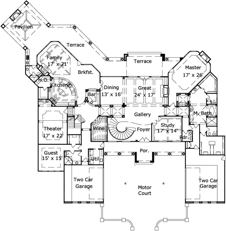 Main Floor Plan: 19-1705