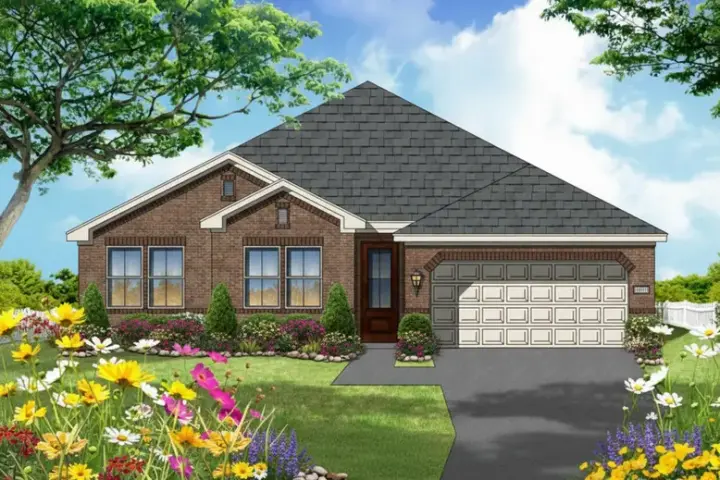 Traditional house plans 19-1708 - front exterior, 2,385 sq ft, 4 bed, 2 bath house plans | Monster House Plans