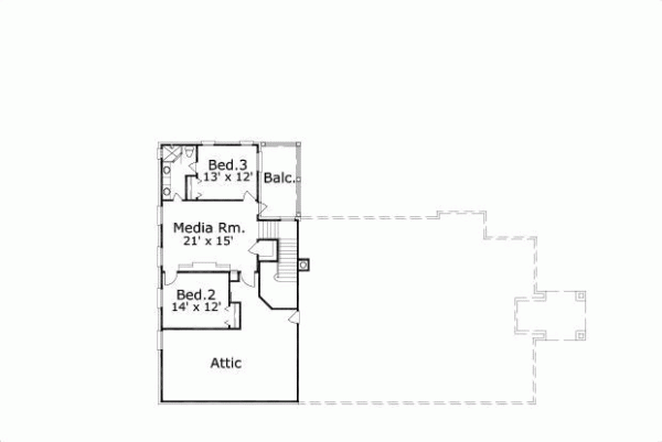 Upper/Second Floor Plan: 19-171