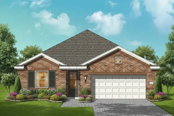 Traditional house plans 19-1713 - front exterior, 1,726 sq ft, 3 bed, 2 bath house plans | Monster House Plans