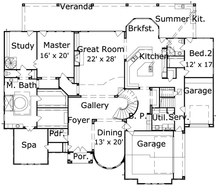 Main Floor Plan: 19-1718